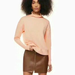 Wilfred Aritzia Womens Biege Cyprie Capsule Wardrobe Timeless  Wool Sweater XS